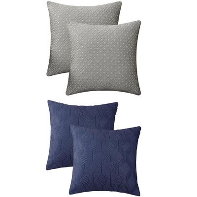REGALWOVEN 4 Pcs Geometric Pattern Throw Pillowcases for Sofa, Living Room