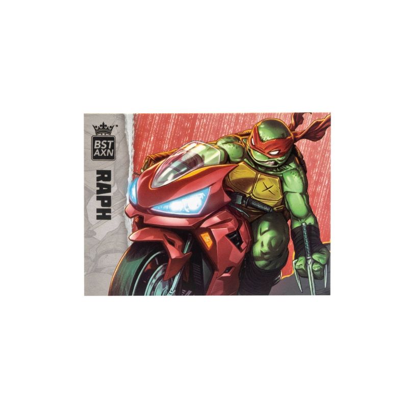 The Loyal Subjects TMNT Raphael with Motorcycle Deluxe Box, 5 of 11