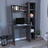 NicBex 38.7 Inch Computer Home Office Desk with 2 Superior Shelves and 5 Cubbies - 2 of 4