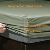 LISM 6 Piece Microfiber Sheet Set,Luxury Egyptian Sheet Fits 18-24" Deep Pocket Mattress - 3 of 4