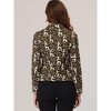 INSPIRE CHIC Women's Notched Lapel Open Front Business Casual Blazer - 3 of 4