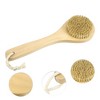 Unique Bargains Medium Round Head Shower Brush 10.24" Length Yellow 1 Pc - 3 of 4
