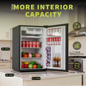 4.5 Cu.Ft Mini Fridge, Large Cpacity , Small Refrigerator for Bedroom, Office, Dorm - 1 of 4