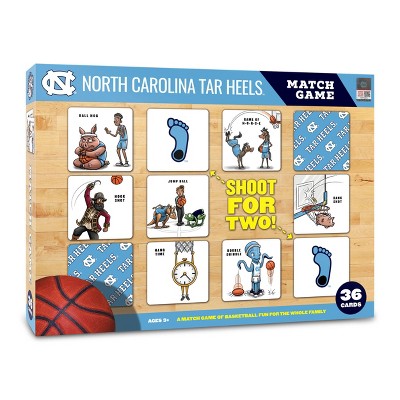 NCAA North Carolina Tar Heels Basketball Match Game