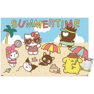 Trends International Hello Kitty and Friends: 22 Seize The Moment - Beach Unframed Wall Poster Prints - 1 of 4