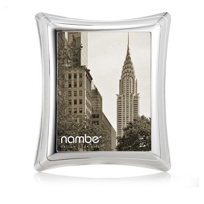 Nambe Portal Picture Frame, 8 x 10 Inch, Vintage and Contemporary Design, Made of Silver Plate and Glass
