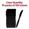 Smarty Had A Party Black Plastic Knives - 1000 pcs - 4 of 4