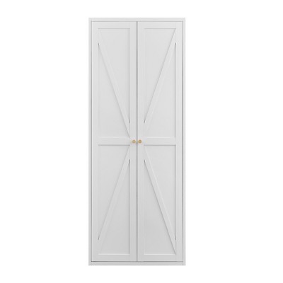 COWLOWN 2-Door Metal Storage Cabinet with Adjustable Shelves, Tall Steel Pantry Locker for Kitchen, Office, Living Room