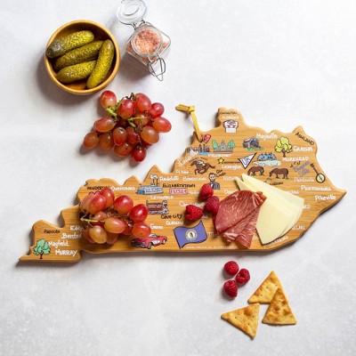 Totally Bamboo Fish Kiss Kentucky Serving and Cutting Board