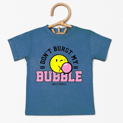 The Juniper Shop SmileyWorld Don't Burst My Bubble Toddler Short Sleeve Tee