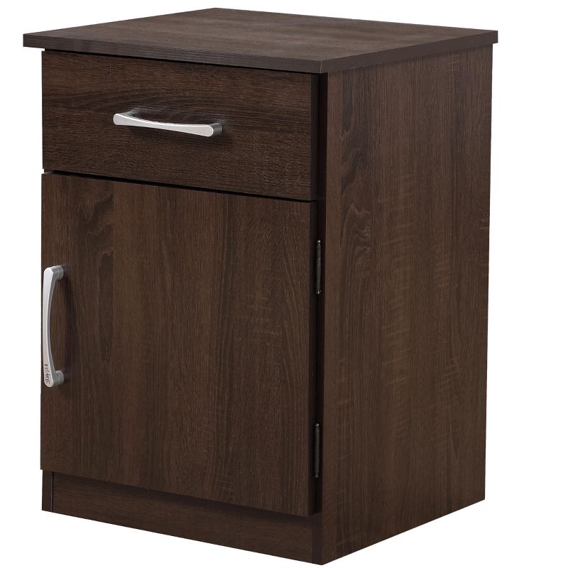 Passion Furniture Alston 1-Drawer Nightstand (24 in. H x 18 in. W x 16 in. D), 2 of 7