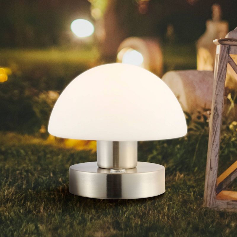 5.75" Zoe Modern Minimalist Iron Rechargeable Integrated LED Table Lamp - JONATHAN Y, 5 of 11