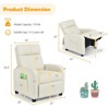 Infans Kids Recliner Chair Adjustable Leather Sofa Armchair w/ Footrest Side Pocket - image 2 of 4