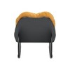 Vynxaria Cat chair-30.31-Inch Green Velvet Rocking Chair - Cozy Single Seat for Relaxation - 3 of 4