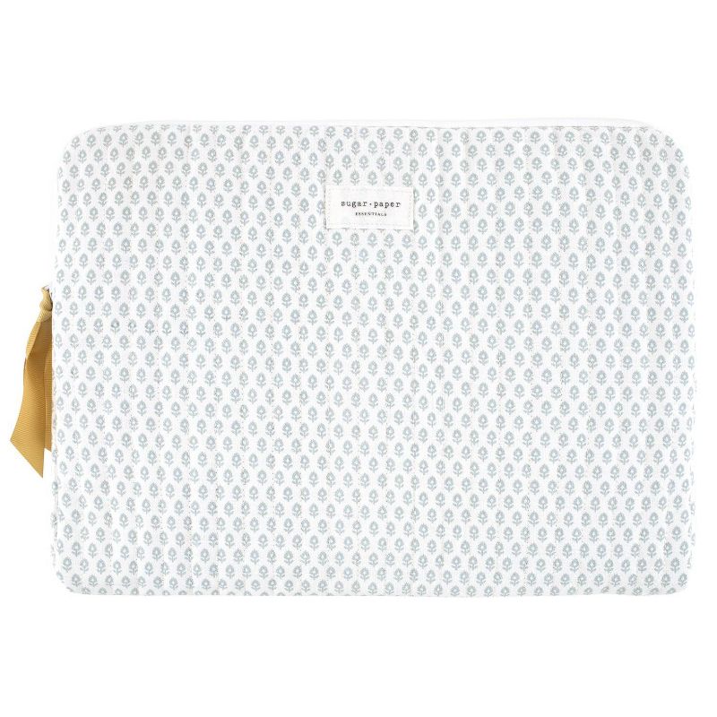 Sugar Paper Essentials Laptop Bag Blue Floral