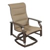 Courtyard Casual Madison Padded-Sling Swivel Dining Chair  Alum frame in powder coating Padded Textiline Sling - 4 of 4