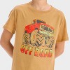 Boys' Short Sleeve Monster Truck Graphic T-Shirt - Cat & Jack™ Tan - 2 of 4