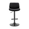 Armen Living Brock Barstool Gray/Black/Black - 3 of 4