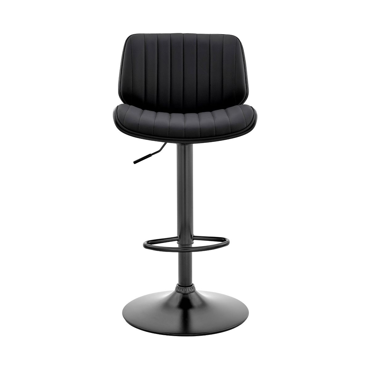Armen Living Brock Barstool Gray/Black/Black - thumbnail 3