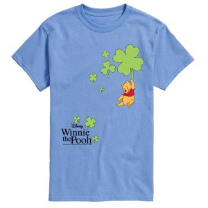 Men's - Winnie The Pooh - Shamrock Pooh Short Sleeve Graphic T-Shirt - 1 of 4