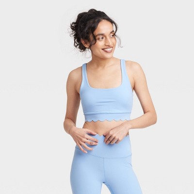 Women's Scallop Detail Sports Bra - JoyLab™