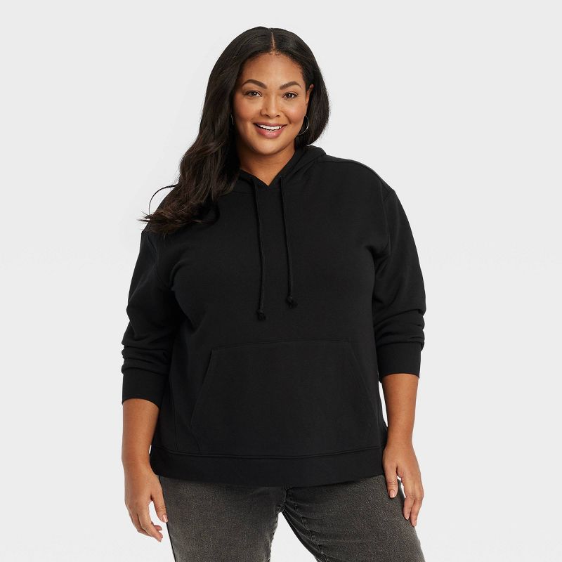 Women's Fleece Hoodie Sweatshirt - Ava & Viv™, 1 of 4