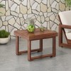 Christopher Knight Home Enzo Rustic Outdoor Acacia Wood Side Table - 2 of 4