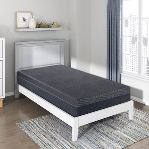 TinyHomie 11 inch Mattress Green Tea Gel-Infused Memory Foam Mattress, Gray, Mattress in a Box - 1 of 4