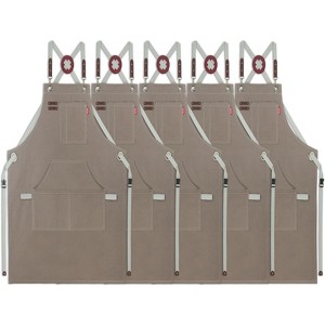 Heavy-Duty Multi-Pocket Canvas Apron - for Gardening, Painting, BBQ, Carpentry & More, Adjustable Sizes M to XXL for All Professions - 1 of 4