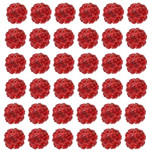 Unique Bargains Round Ball DIY Rhinestone Clay Beads for Jewelry Making 120 Pcs - 1 of 4
