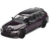 BMW M3 M Performance Touring Daytona Violet Metallic with Black Top Limited Edition 1/64 Diecast Model Car by Mini GT - 2 of 4