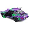 1973 Porsche 911 RSR #3 "Purple Hippy Tribute" "Competition" Series 1/18 Diecast Model Car by Solido - 4 of 4