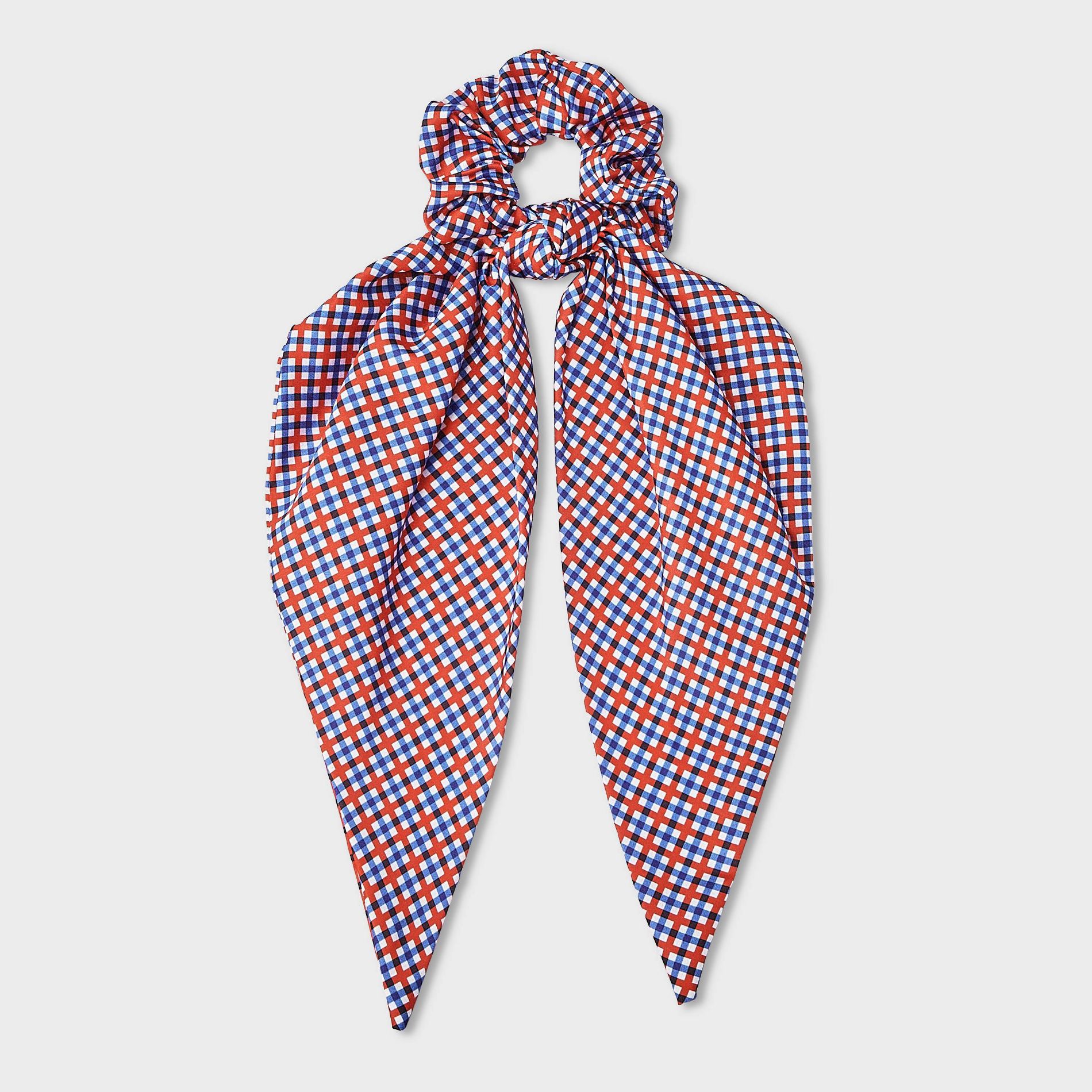 Americana Gingham Print Twister with Tails - Red/White/Blue