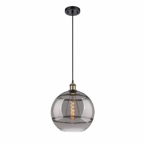 Rochester - 1 Light Cord Hung Mini Pendant In Industrial Style-13.38 Inches Tall and 12 Inches Wide - 1 of 1