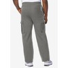 KingSize Fleece Cargo Sweatpants - 3 of 4