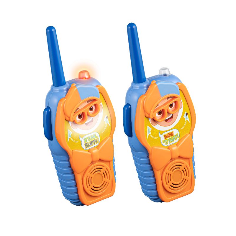 eKids Blippi Walkie Talkies for Kids, Indoor and Outdoor Toys for Fans of Blippi Toys - Orange (BL-212.EXV23OLB), 3 of 7