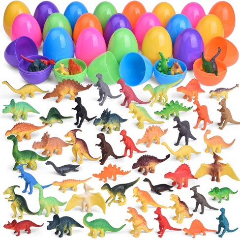 Fun Little Toys 48 Pcs Easter Eggs Prefilled With Dinosaurs Target