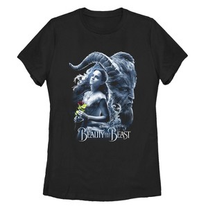 Women's Beauty and the Beast Frosted Lovers T-Shirt - 1 of 3