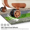 Lightweight Expandable ABS Luggage Set with TSA Lock, Silent Spinner Wheels & Nesting Design – 4 Piece Set (16", 20", 24", 28") – Cuddlewood - 3 of 4