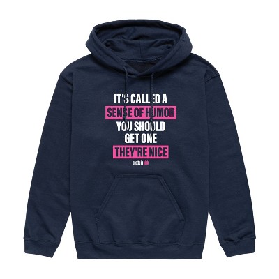 Men's - Pretty in Pink - Duckie & Blane Graphic Fleece Pullover Hoodie