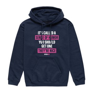 Men's - Pretty in Pink - Duckie & Blane Graphic Fleece Pullover Hoodie - 1 of 4