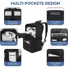 Acoinel 15.6 inch Laptop Backpack with 2 Compartments for Women Men - 3 of 4