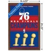 Trends International NBA Philadelphia 76ers - Champions 23 Framed Wall Poster Prints - 3 of 4
