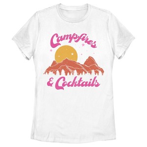Women's Lost Gods Campfires and Cocktails T-Shirt - 1 of 4