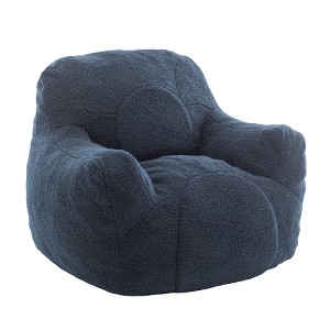 LIVAREEmlen Bean Bag Sofa with Tufted Soft Stuffed Filling, Fluffy and Lazy Sofa with Memory Foam for Dorm, Apartment, Living Room - 1 of 4
