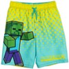 Minecraft Zombie Steve 3 Pack Swim Trunks Bathing Suits Little Kid to Big Kid - 2 of 4