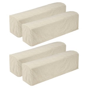 Unique Bargains Twill Stretch Soft Jacquard Non Slip Sofa Armrest Covers - 1 of 4