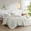 510 Design Full Porter Soft Washed Pleated Comforter Set Silver - image 2 of 4