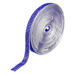 Unique Bargains Self-Adhesive Crafts Decorations Crystal Rhinestone Diamond Ribbons - 1 of 4