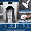Modern Washable Area Rug for Living Room, Bordered Foldable Area Rug with Non Slip Backing, Stain Resistant Low Pile Carpet for Home - 3 of 4